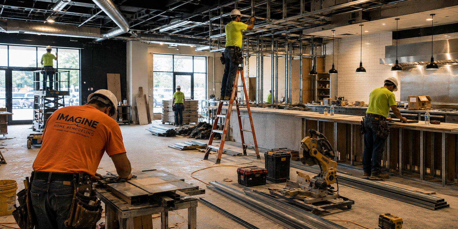 Commercial renovation project by Imagine Home Remodeling
