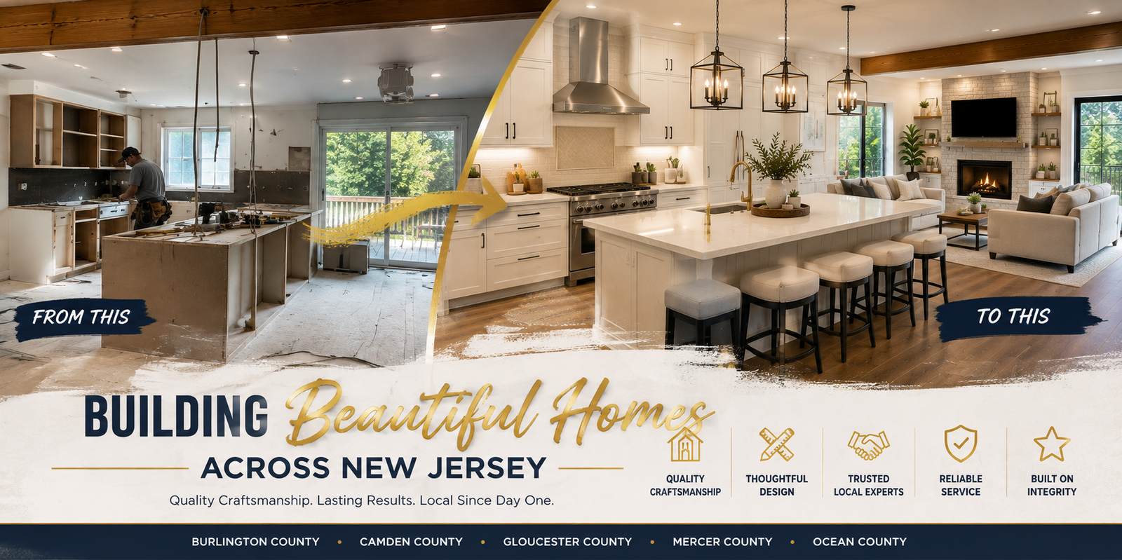 Finished commercial renovation project by Imagine Home Remodeling