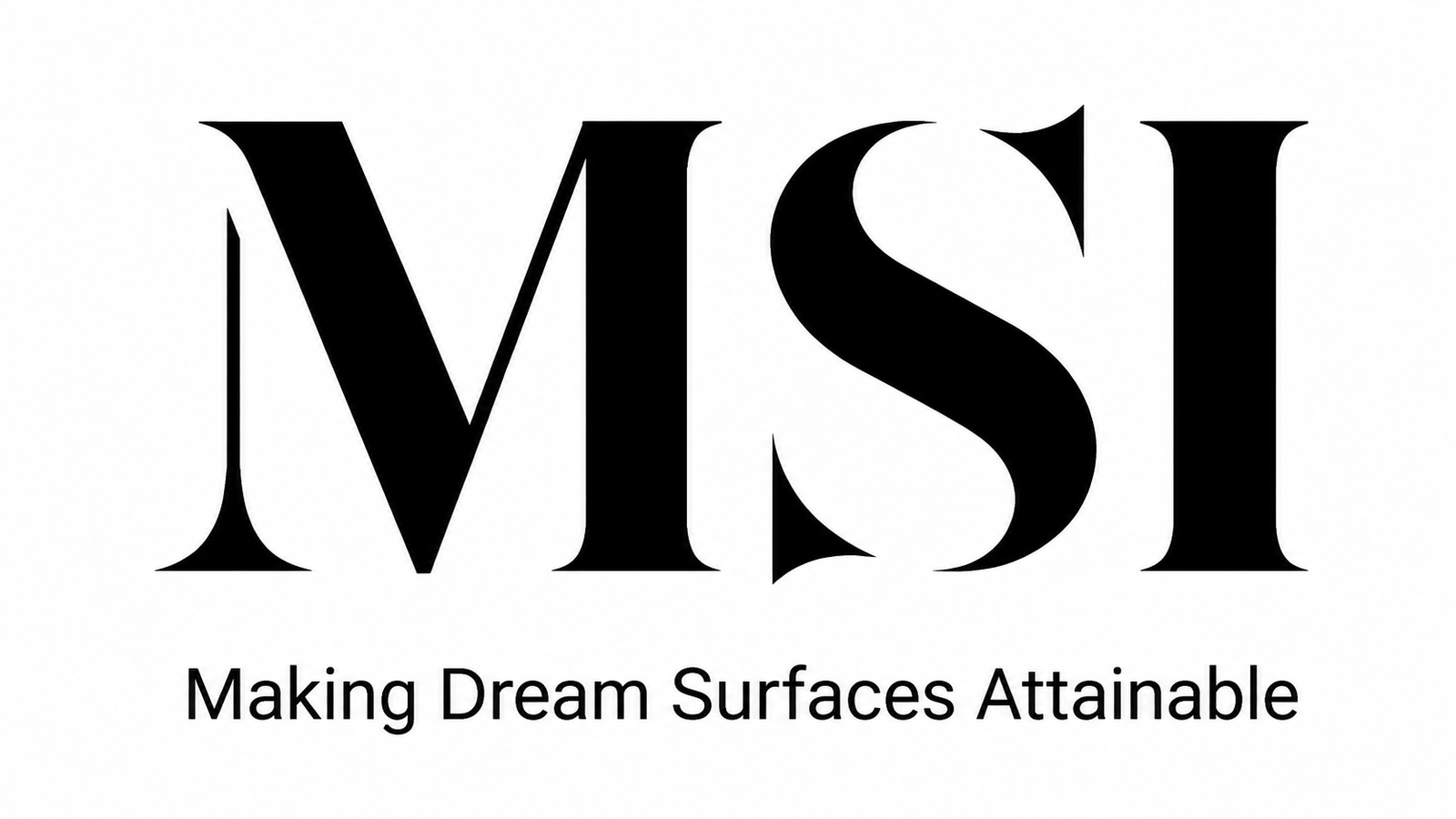 MSI Surfaces logo, trusted vendor partner of Imagine Home Remodeling